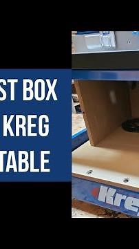 Make A Dust Box For Your Kreg Router Table (PRS2100 Table Top Router Table)