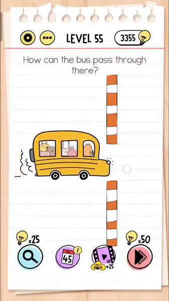 Brain Test – Level 55 Solution | All Answers & Walkthrough #BrainTest #PuzzleGame #Shorts