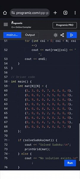 Sudoku Solver in C++ | Backtracking Algorithm Explained with Code