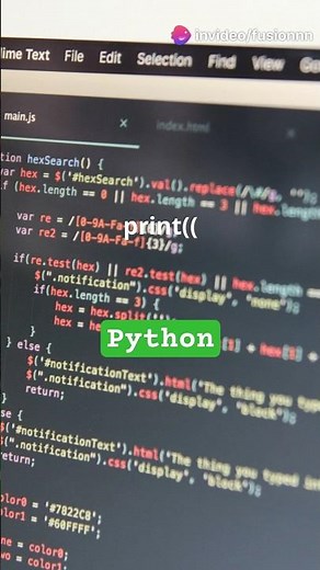 Python me Hello , World kaise likhe!!! #Shortsvideo #shorts #reel #Fusionnn Coder