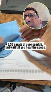 Praveen ID’s a 3.30ct Round Brilliant Diamond | What Makes This Stone So Rare #diamond #short