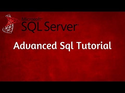 Advanced Sql Tutorial (001 Welcome to the course)