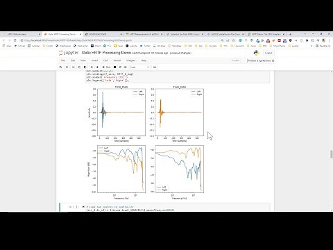 3D Audio HRTF Processing in Python - Part 1