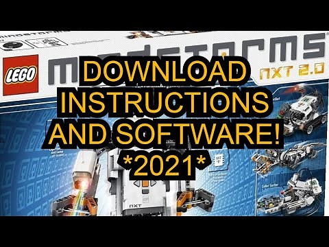 *NEW* How to download Lego Mindstorms NXT 2.0 Building instructions and programming software!