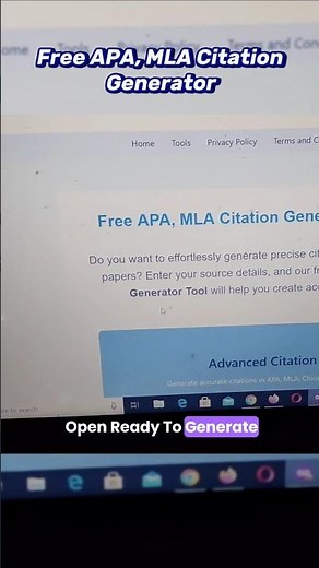 FREE APA, MLA Citation Generator Tool