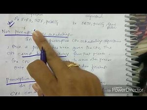 CPU scheduling algorithms and it's types-lecture31/os