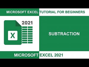 14 Microsoft Excel Tutorial for Beginners - Subtraction
