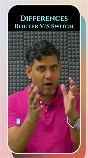 🔥 Router vs Switch Explained in 60 Seconds | Networking Basics