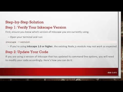 How to Convert PDF to SVG Using Inkscape with Node.js