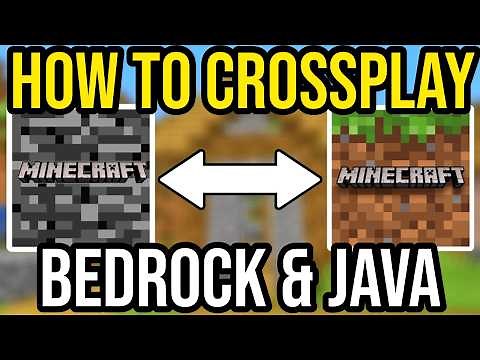 How To Crossplay Minecraft Java & Bedrock Edition