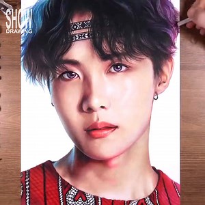36K views · 5.8K reactions | Drawing of BTS- J-Hope Cre:drawholic | Drawing Pencil Show | Facebook