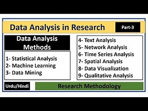 Data Analysis Methods in Research