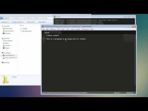 Fossil-scm 01 - Creating and opening a repository