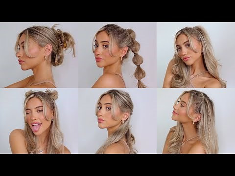 8 EASY HEATLESS HAIRSTYLES FOR BACK TO SCHOOL!! *quick & simple* | Samantha Nicole