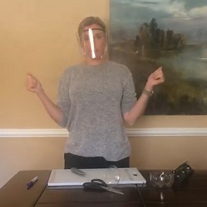 How to make a DIY protective face shield