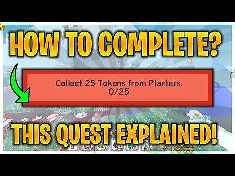 How to Complete TOKENS from PLANTERS Quest in Bee Swarm | Bee Swarm Simulator