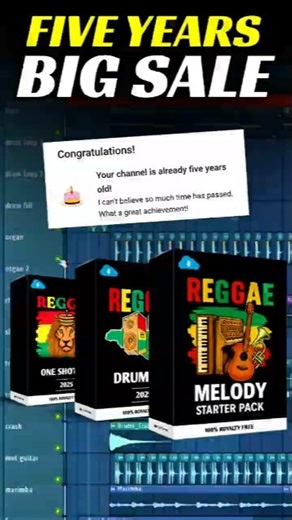 [FIVE YEARS = BIG SALE 😳🎚️] REGGAE DRUM KIT 2025 — REGGAE BUNDLE