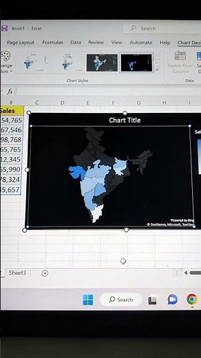 Create Map And Visualise Data In Excel 🔥 | Excel Tips & Tricks ✅ #howto #excel #exceltips #msexcel