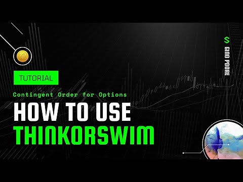 Thinkorswim (TOS) Tutorial: How to set a Contingent Trigger with Limit on Option Price