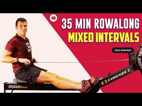 35-Minute Rowing Machine Workout | Mixed Intervals for All Skill Levels!