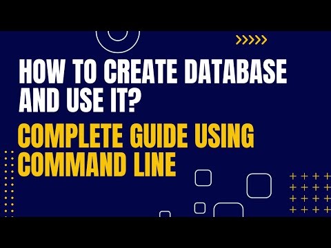 Guide To Installing MySQL, Connecting, Creating, Showing, and Using Databases via Command Line