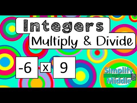 Multiply & Divide Integers