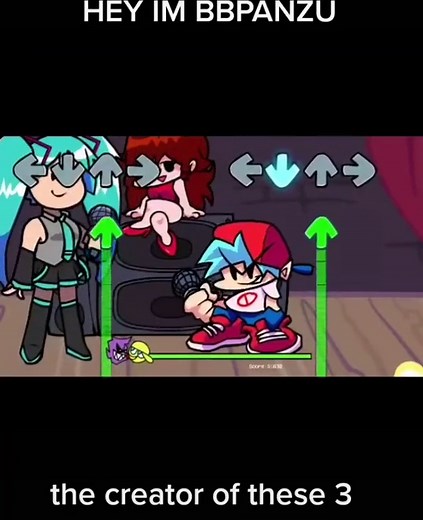 HI IM BBPANZU. the creator of these mods #fridaynightfunkin #fridaynightfunkinfanart #fridaynightfunkingf