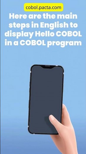 🎬 Hello COBOL – The very first step - Learn to Code in Cobol