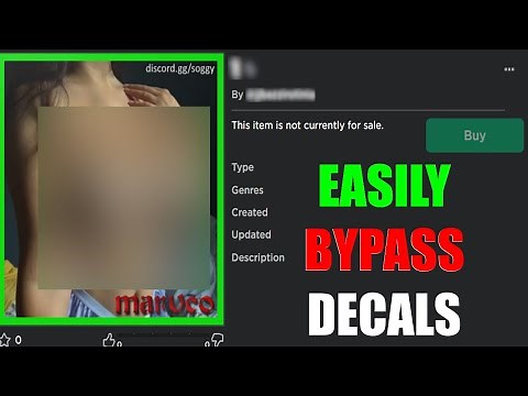 ROBLOX DECAL BYPASS 2023 USING MODEL METHOD