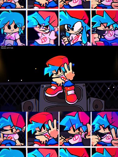 Different Versions and Skins of BF in Friday Night Funkin