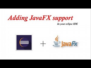 #02 JavaFX Tutorial | installation of JavaFX