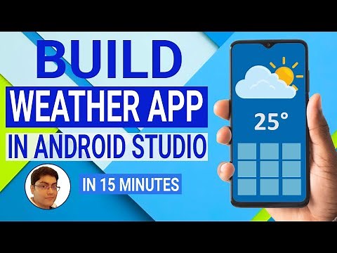 Build a Weather App in Android Studio | Volley Library | OpenWeatherMap API