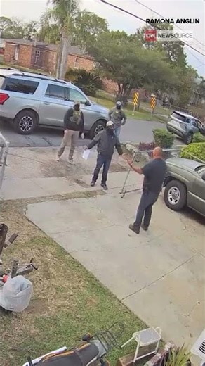 Masked federal agents chase US-born woman to Louisiana home