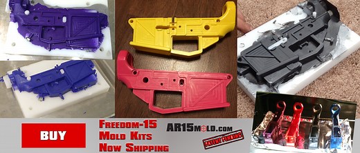 Cast Mold Your Own AR Lower Receiver