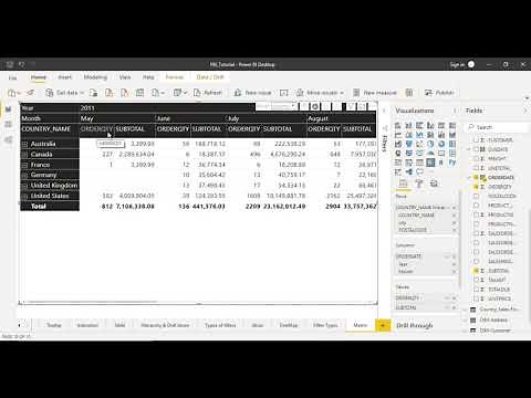matrix in power bi | Tips on using the Matrix Visual in Power BI |