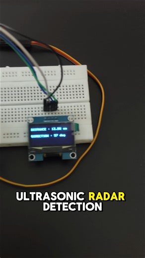 Ultrasonic Radar Detection System | Robotics project | STEM
