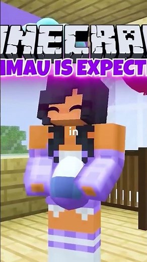 Aphmau is expecting in Minecraft | Aphmau is having a Baby in Minecraft
