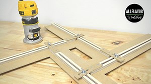 How to Make an Adjustable Router Template Guide | AllFlavor Workshop