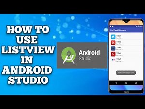 Android ListView | ListView in Android Studio | ListView With Item Click