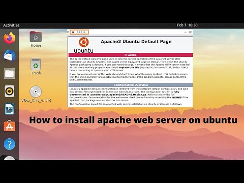 How to install apache web server on ubuntu 20.04 Linux | Manage apache2 service using systemctl