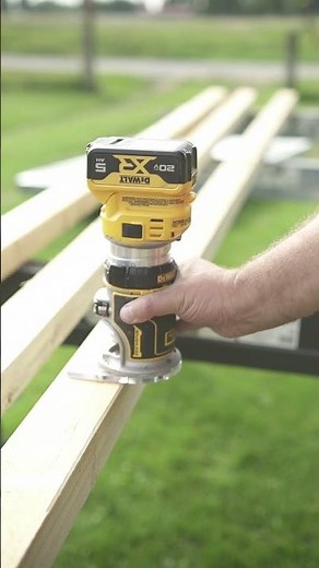 DEWALT DCW600 with chamfer bit #shorts