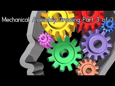 Mechanical Assembly Drawing, drawing generation Part 3 of 3