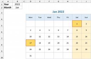 How to Make an Interactive Calendar in Excel? (2025 Template)