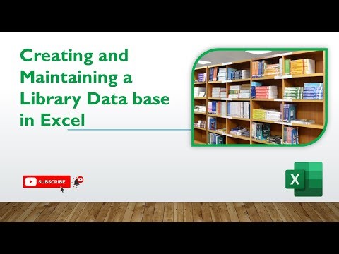 How to Create a Library Management System Program in Microsoft Excel