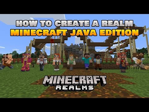 How To Create A Realm In Minecraft Java Edition (2021).