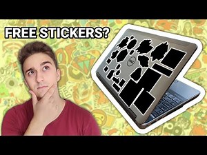 How to get FREE laptop stickers as a programmer AND earn passive income - My laptop stickers
