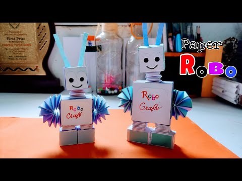 How to make a paper robot easy || Moving paper toys craft
