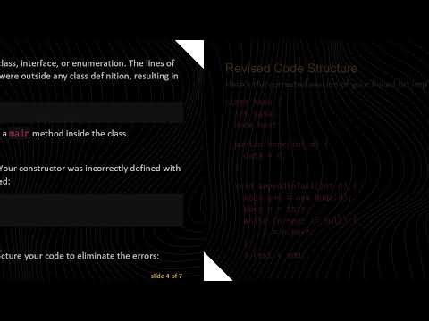 Fixing Java Errors: A Guide to Understanding Your Linked List Issues