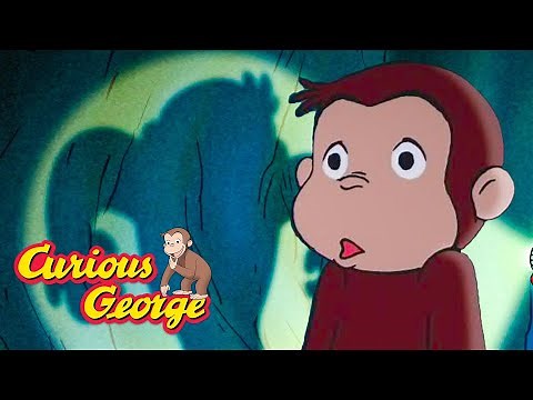 Spooky Shadows in the Dark 🐵 Curious George 🐵 Kids Cartoon 🐵 Kids Movies