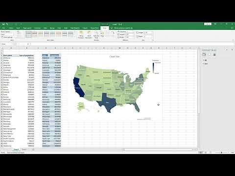 HOW TO CREATE SIMPLE MAP CHART IN EXCEL | EASIEST STEPS